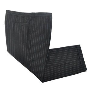 BROOKS BROTHERS Black Fleece Flat Front Dress Pants SIZE BB5 Thom Browne BLACK